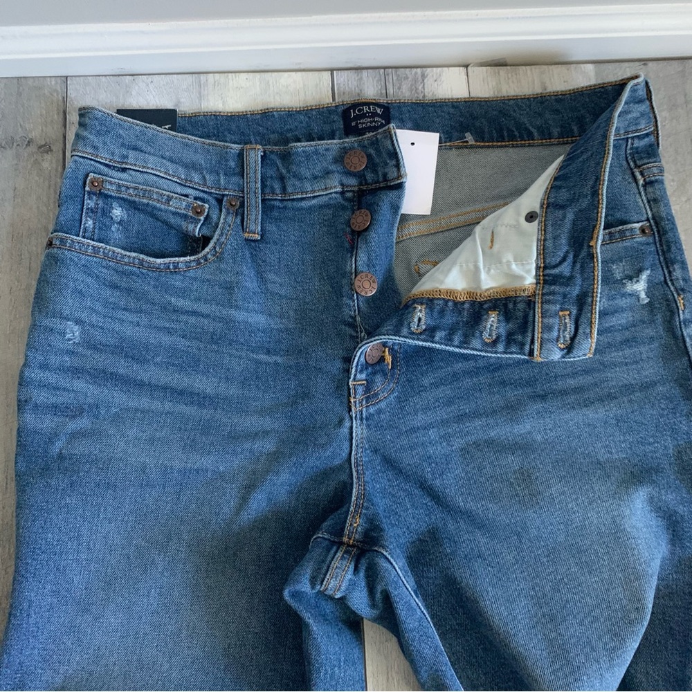 NWT J Crew Factory 10" High Rise Skinny Size 30 - Picture 2 of 8